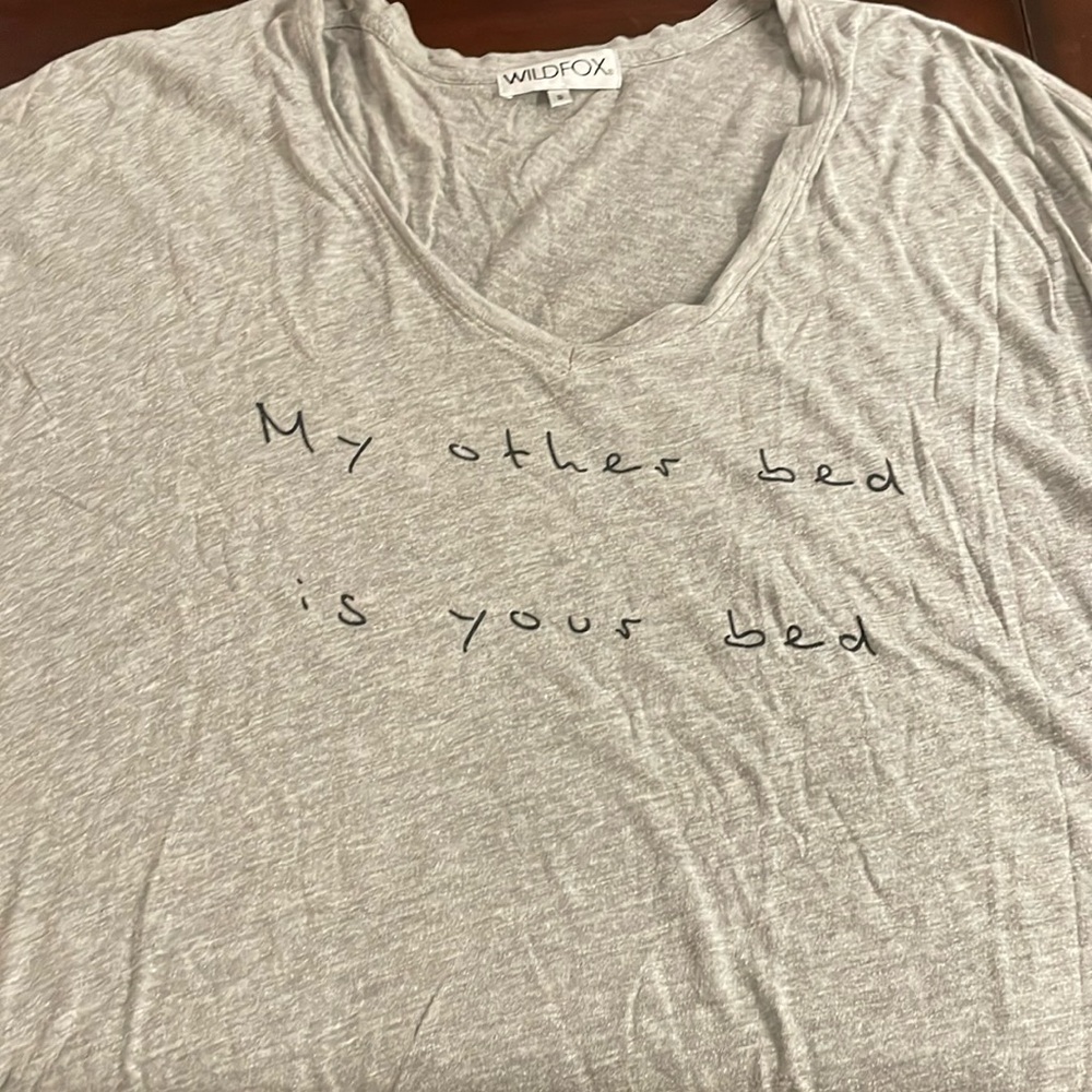 Wild fox over over size shirt